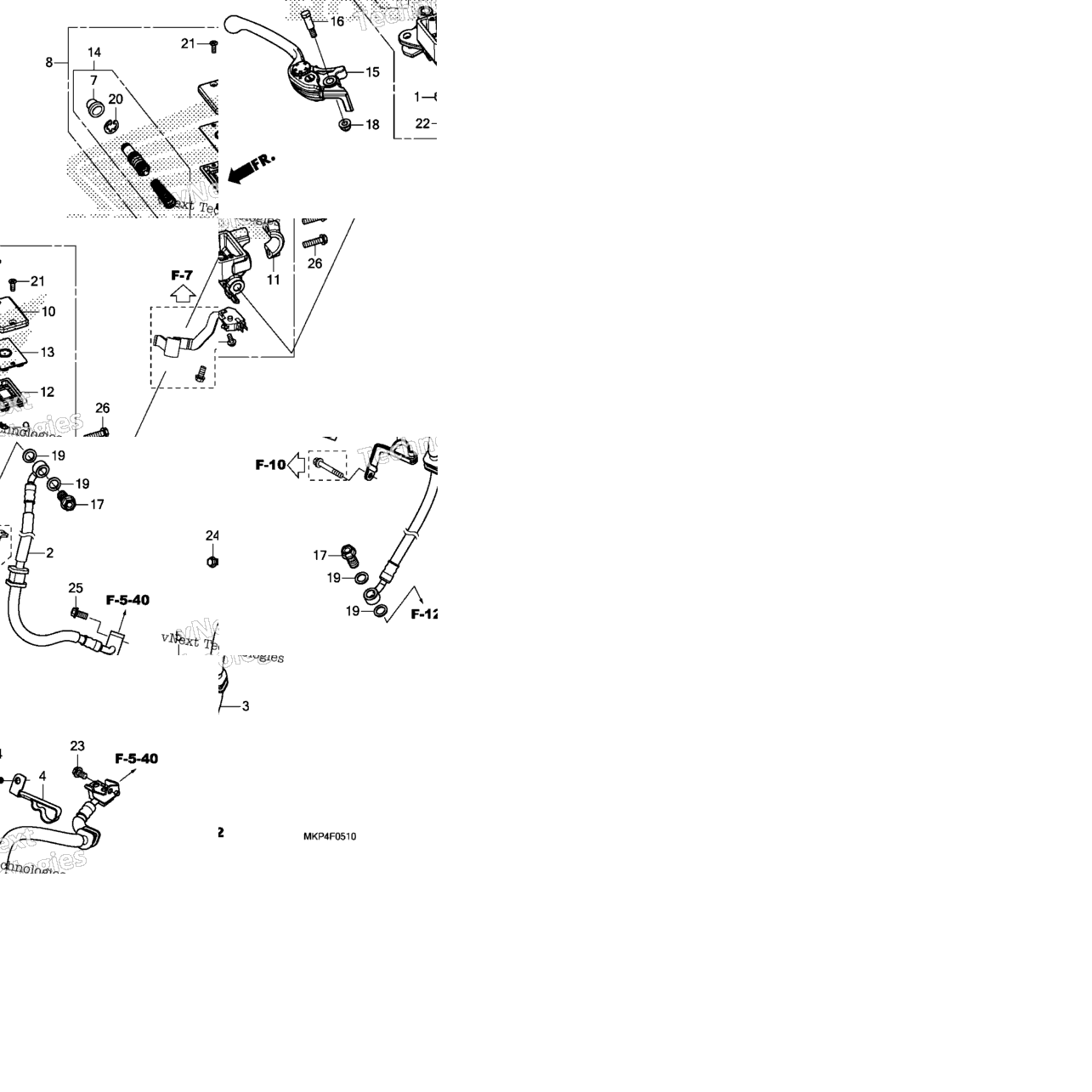 Front Brake Master Cylinder (2)