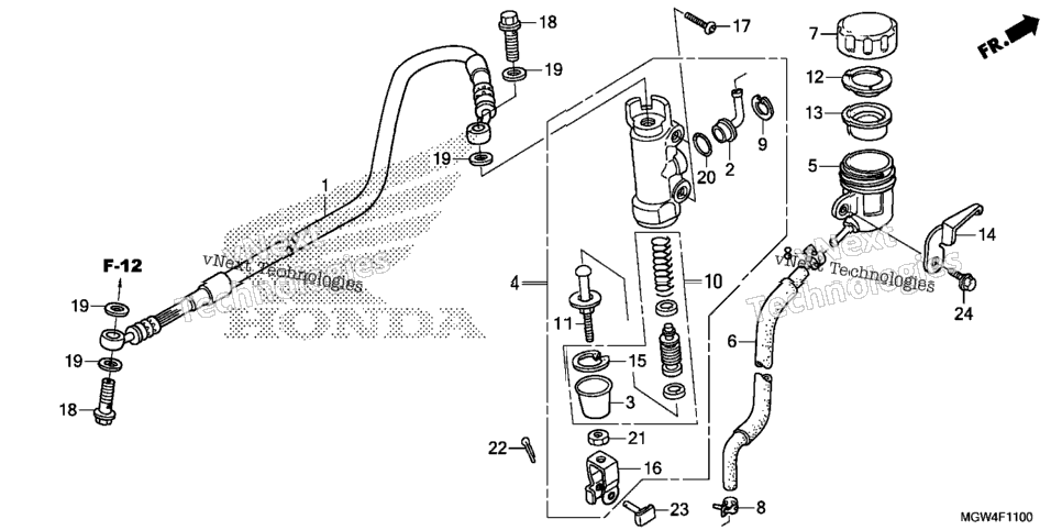 Rear Brake Master Cylinder
