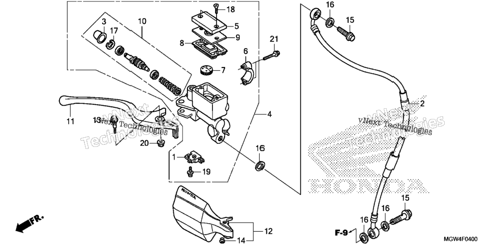 Front Brake Master Cylinder