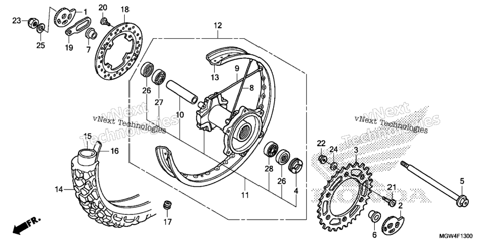 Rear Wheel