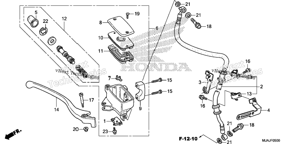 Front Brake Master Cylinder (1)