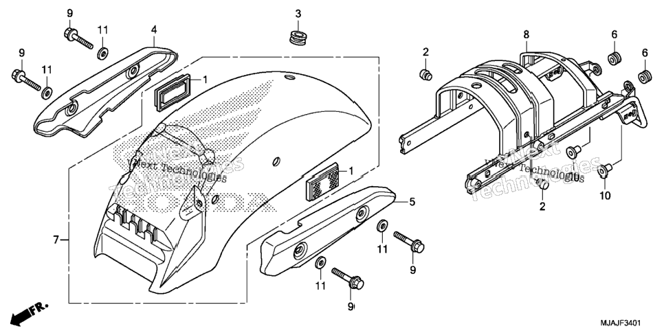 Rear Fender (2)