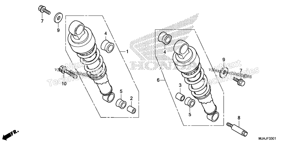 Rear Shock Absorber (2)