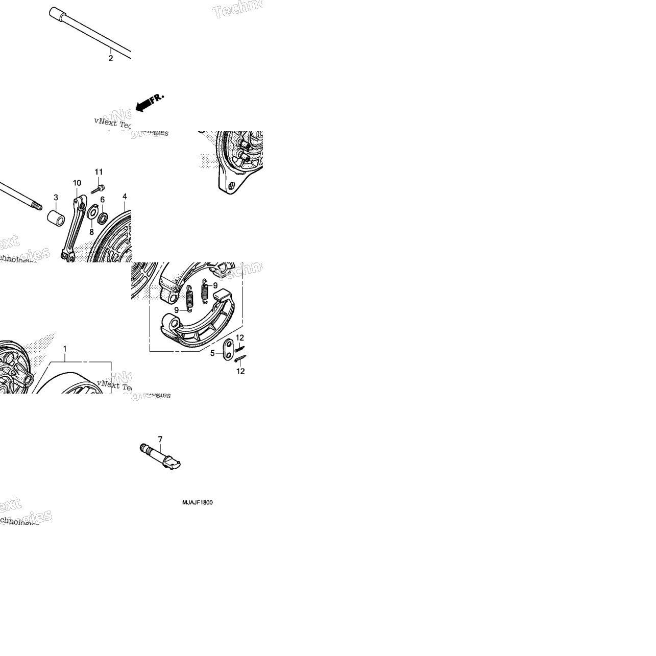 Rear Brake Panel