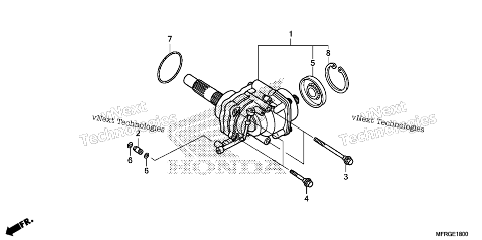 Side Gear Case