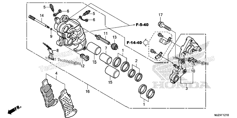 Right Front Brake Caliper