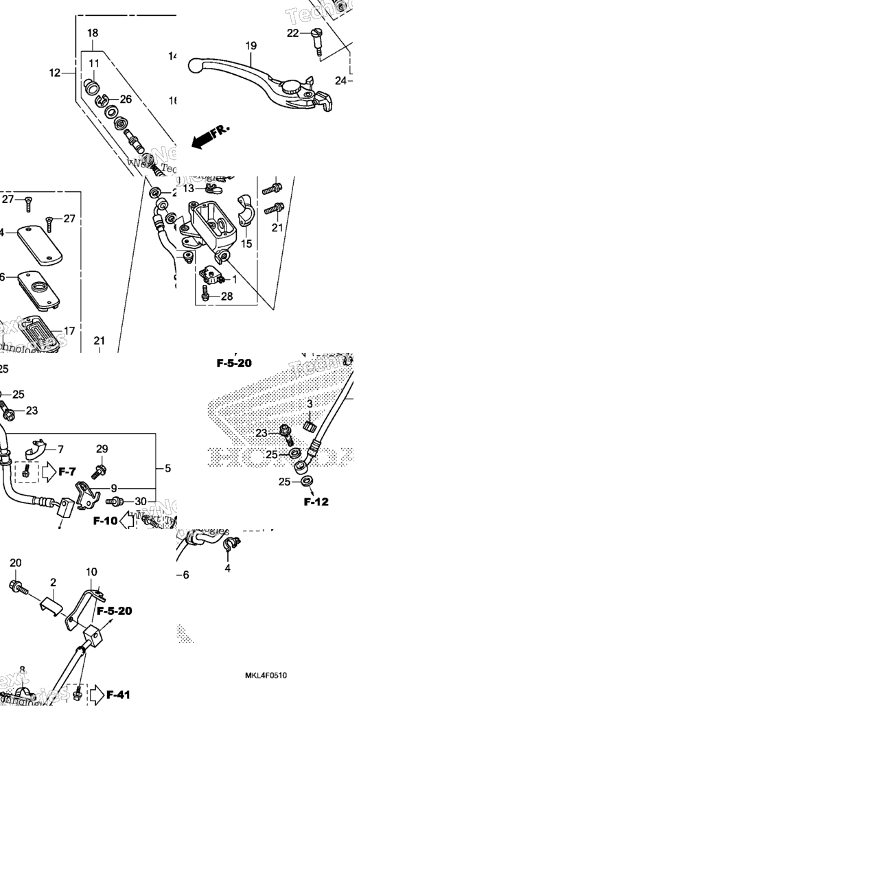 Front Brake Master Cylinder (2)
