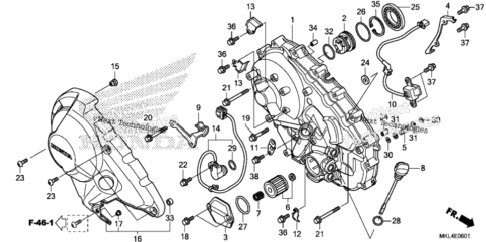 Right Crankcase Cover (2)