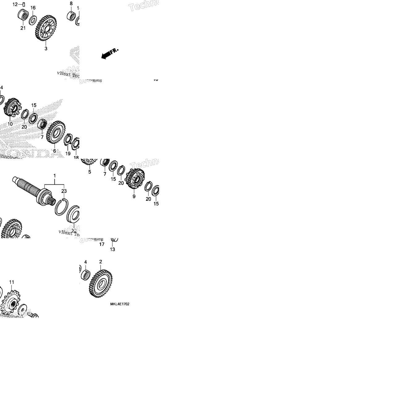 Transmission (Countershaft) (Nc750xd)