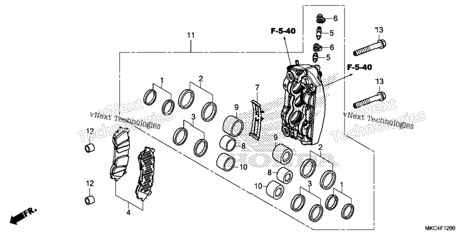 Right Front Brake Caliper