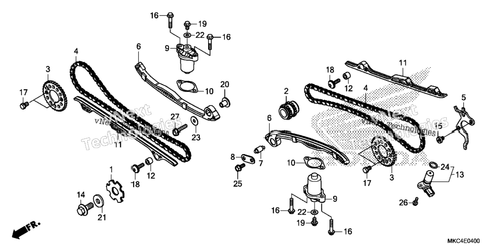 Cam Chain@Tensioner