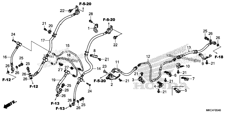 Brake Hose@Brake Pipe