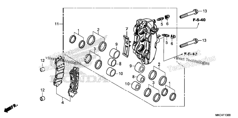 Left Front Brake Caliper