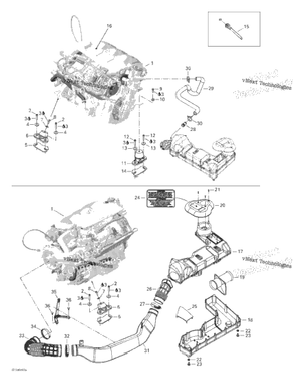 Engine Support And Air Intake
