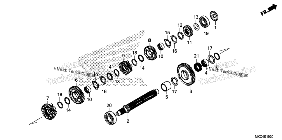 Transmission (Countershaft)