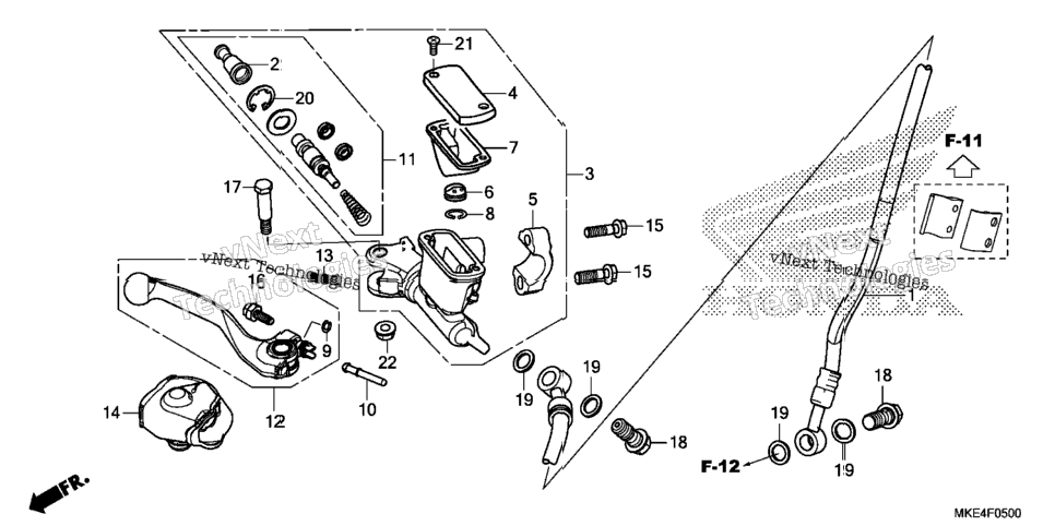 Front Brake Master Cylinder