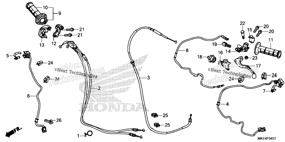 Handle Lever@Switch@Cable ('18)