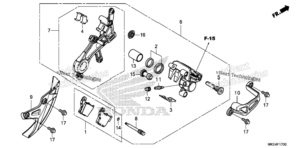 Rear Brake Caliper