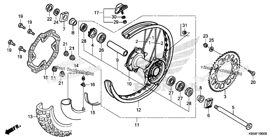 Rear Wheel
