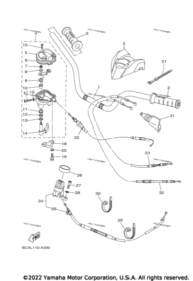 Steering Handle & Cable