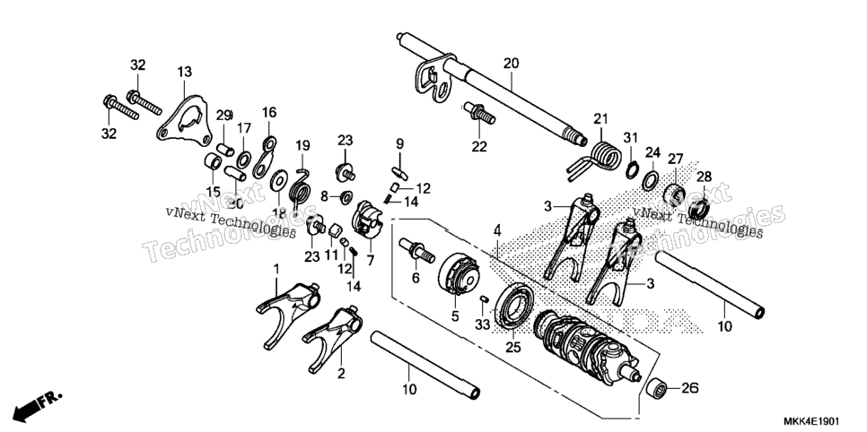 Gearshift Drum (2)