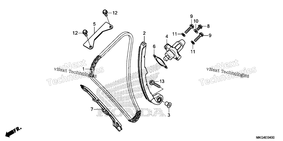 Cam Chain@Tensioner