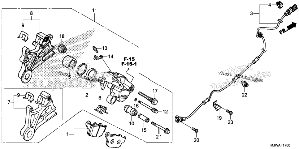 Rear Brake Caliper