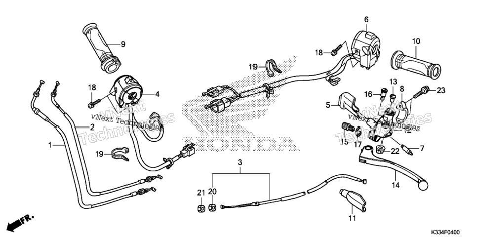 Handle Lever@Switch@Cable
