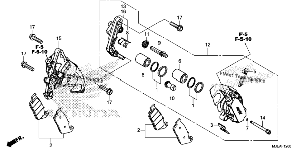 Front Brake Caliper