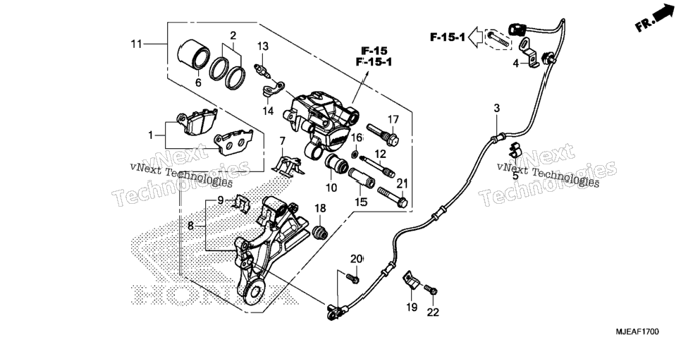 Rear Brake Caliper