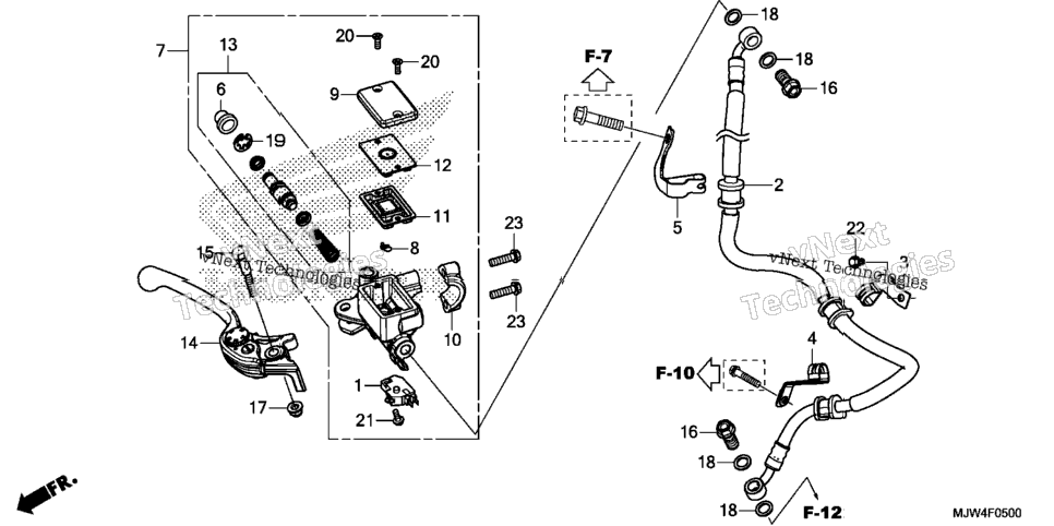Front Brake Master Cylinder (1)