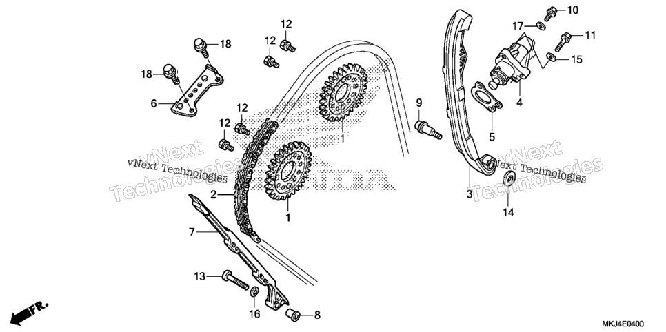 Cam Chain@Tensioner