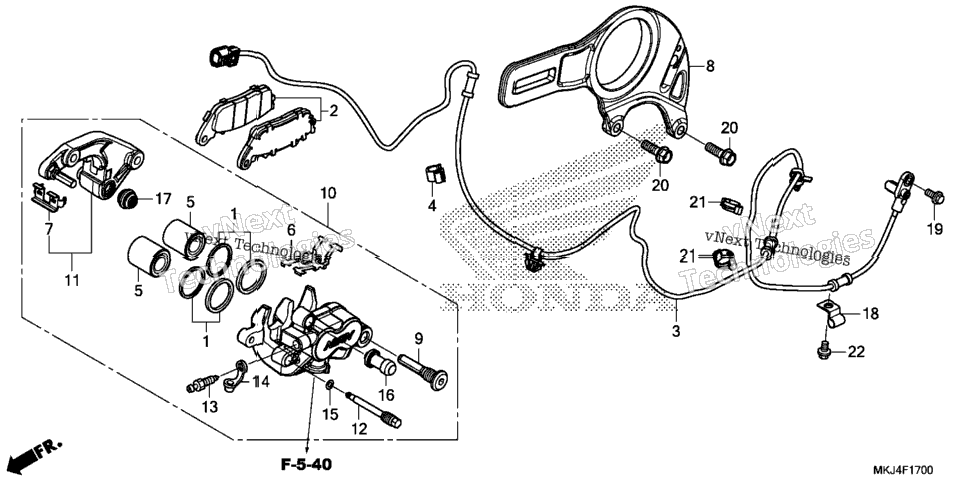 Rear Brake Caliper