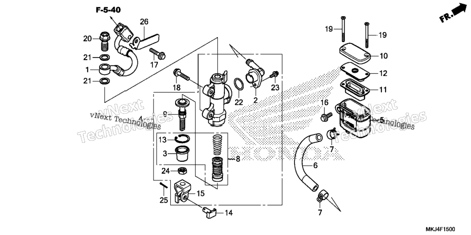 Rear Brake Master Cylinder