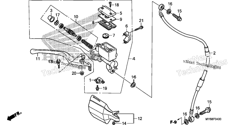 Front Brake Master Cylinder