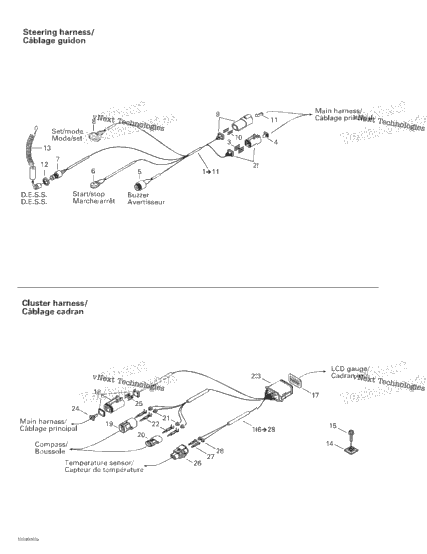 Steering And Cluster Harness