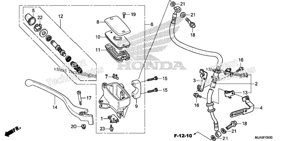 Front Brake Master Cylinder (1)