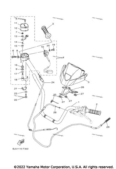 Steering Handle & Cable