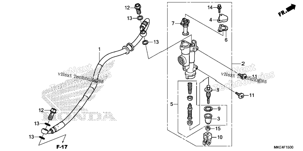 Rear Brake Master Cylinder