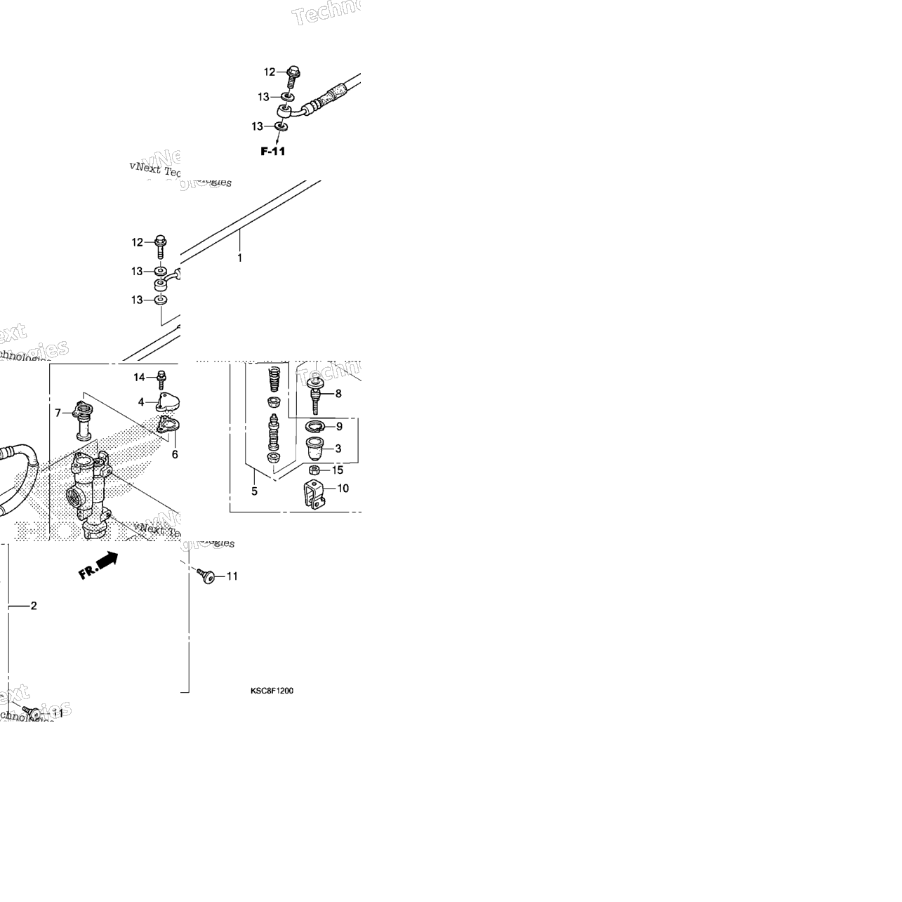 Rear Brake Master Cylinder