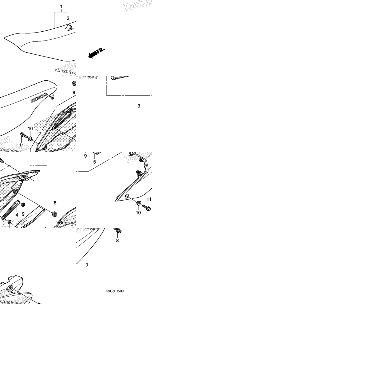 Seat + Side Cover