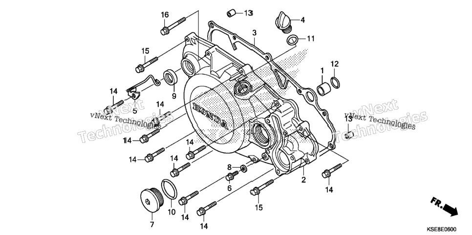 Right Crankcase Cover