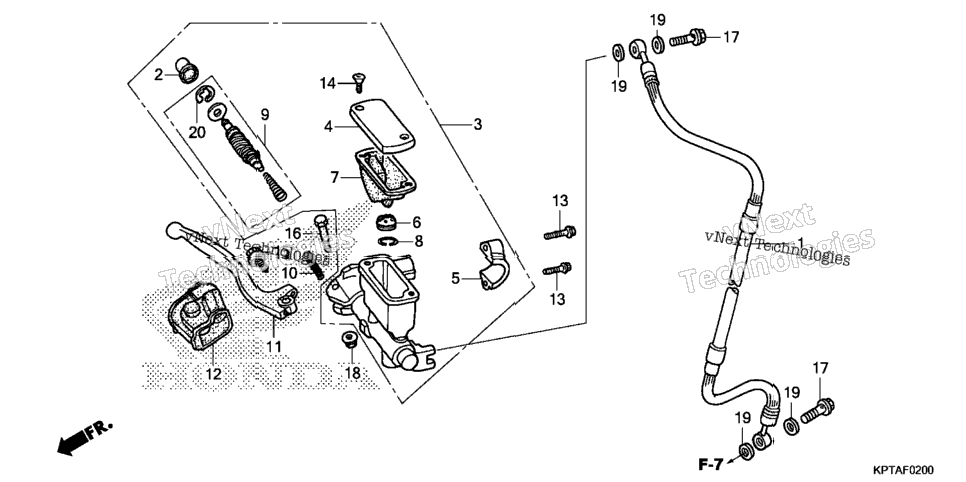 Front Brake Master Cylinder