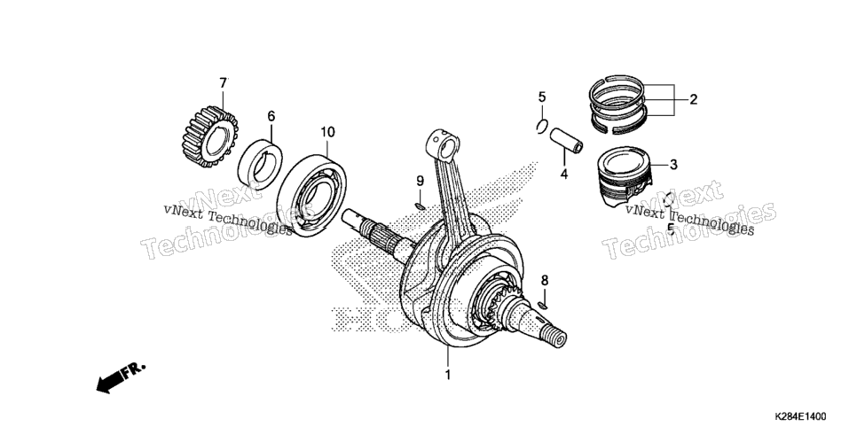 Crankshaft + Piston