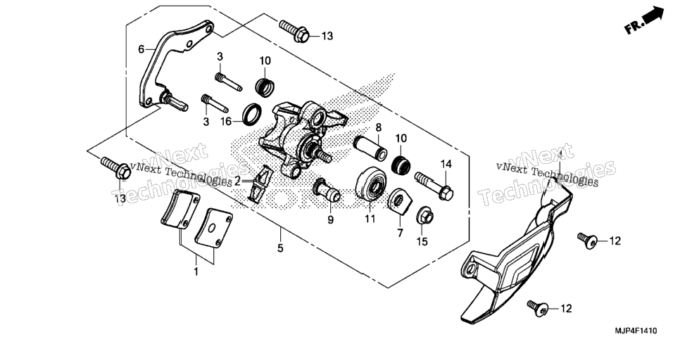 Parking Brake Caliper