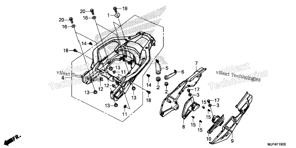 Side Cover@Rear Carrier