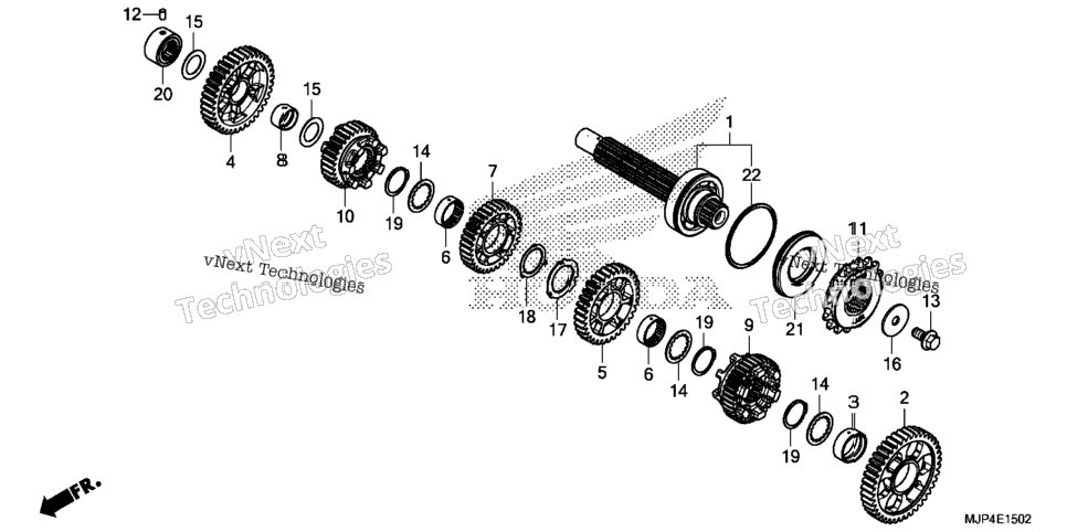 Transmission (Countershaft) (2)