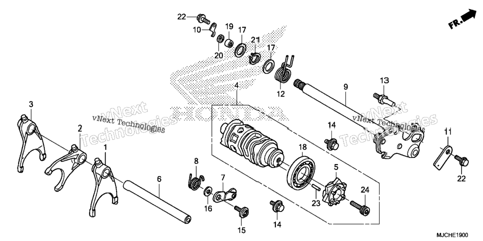 Gearshift Drum