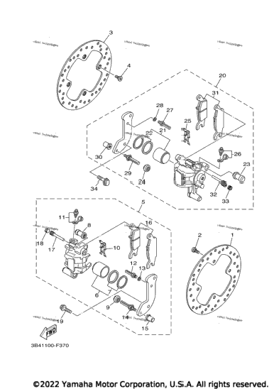 Rear Brake Caliper
