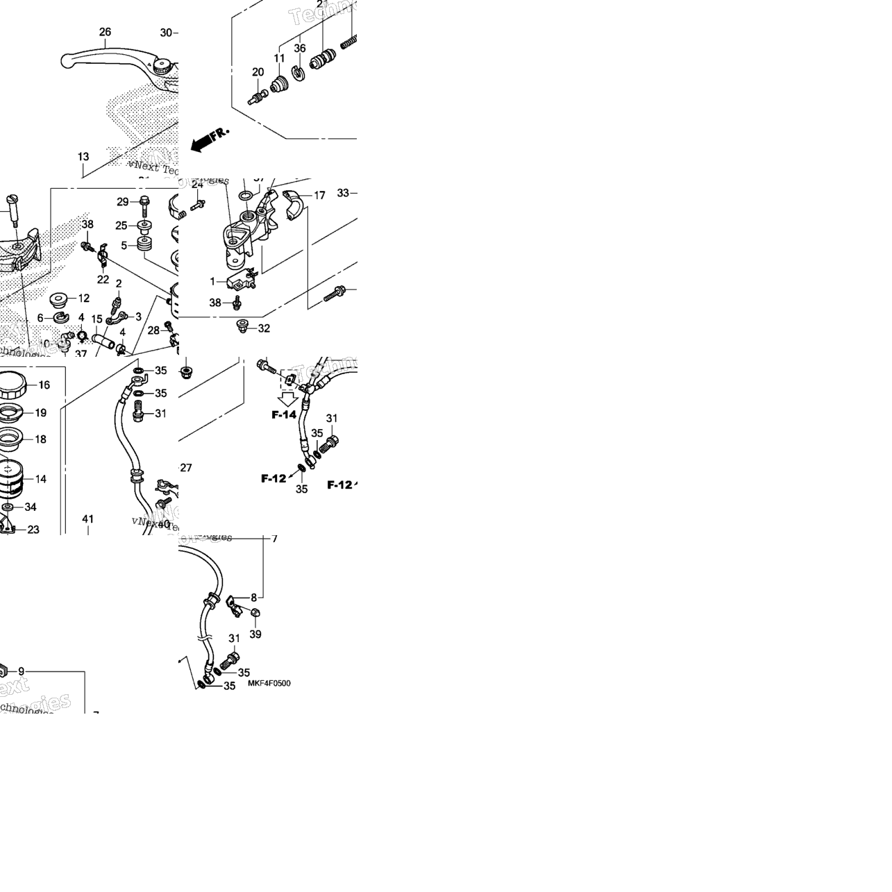 Front Brake Master Cylinder (1)